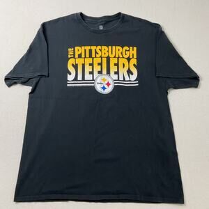 NFL Pittsburgh Steelers NFL Team Apparel Black Adult XL T Shirt